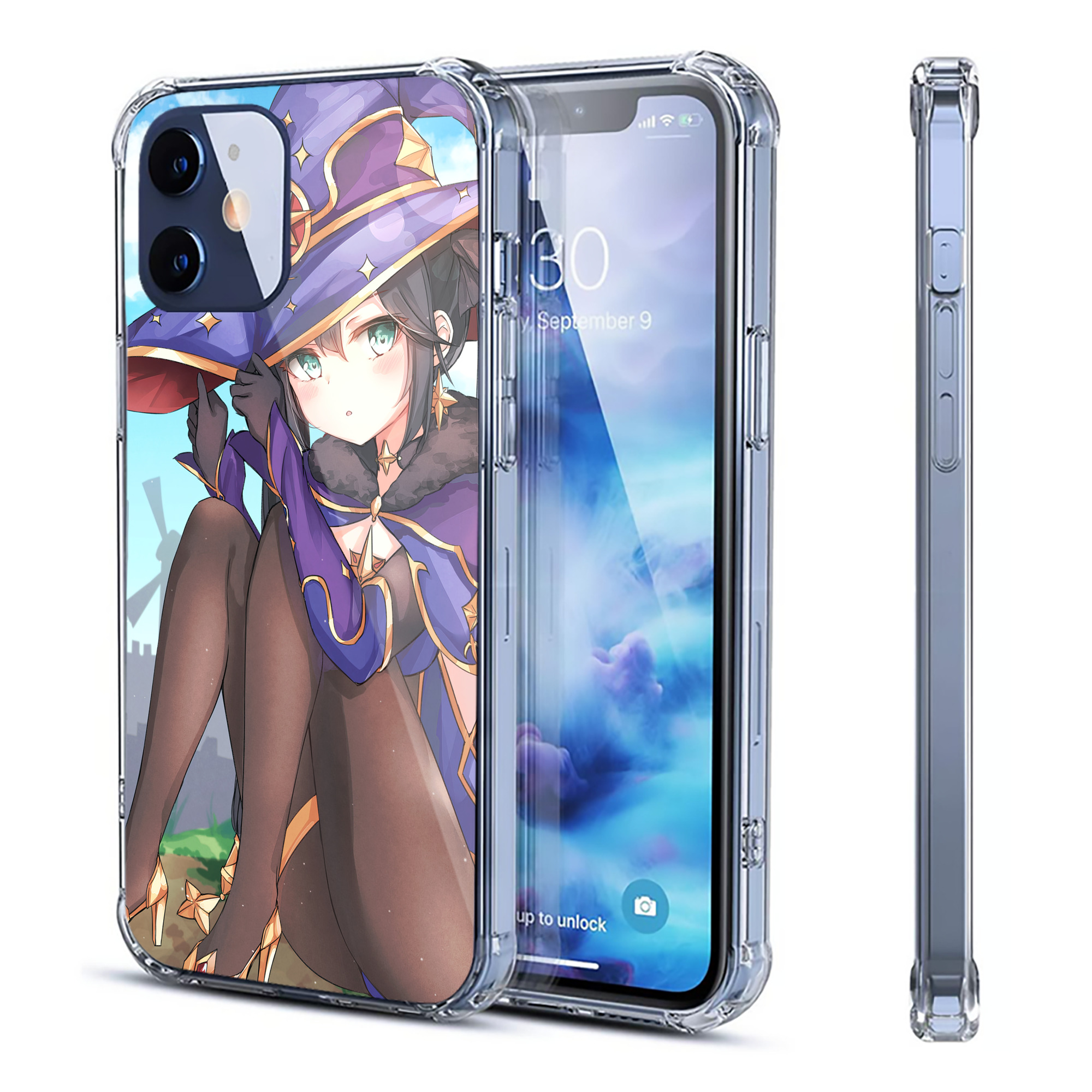 げんし神 genshin 【iPhone 12シリーズ対応】透明スマホケース（クリアソフトケース）